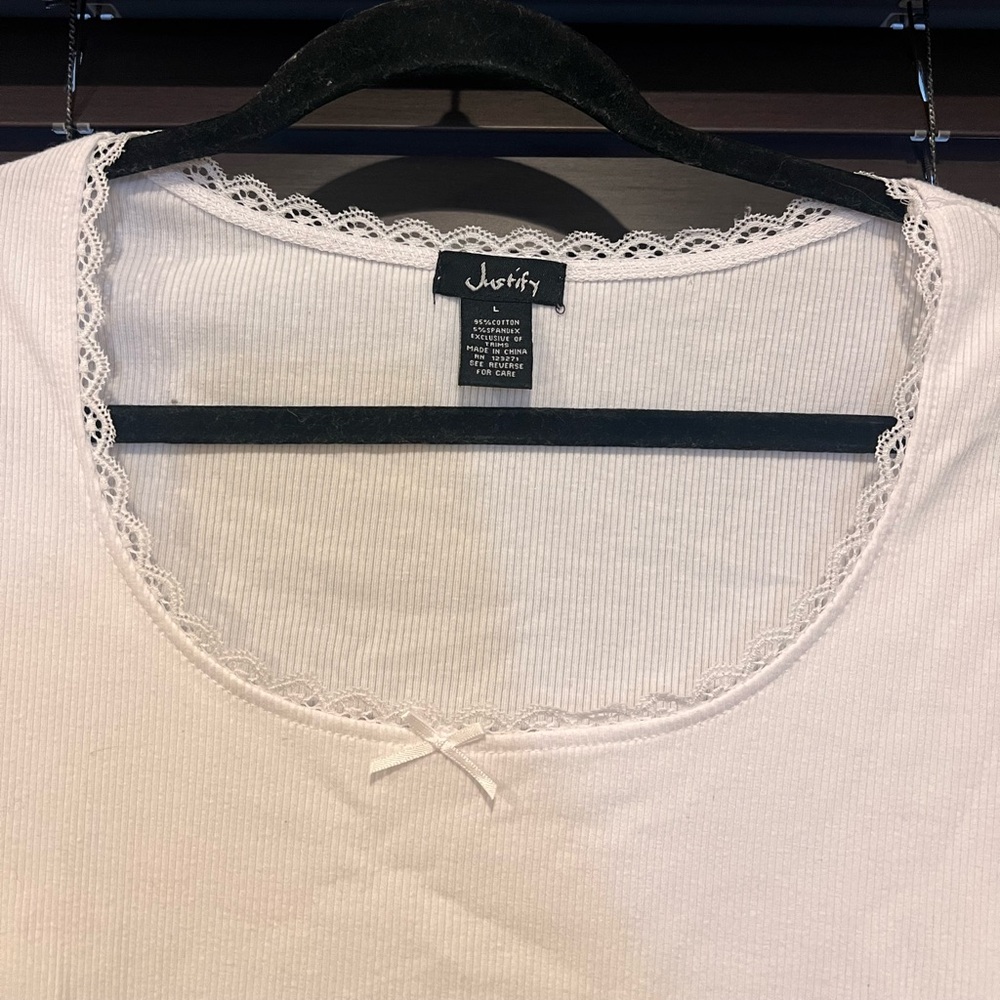 Basic White Tee (Large) - Picture 2 of 3